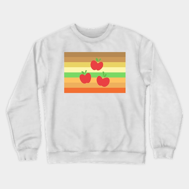 Apple Pride Crewneck Sweatshirt by philliopublius